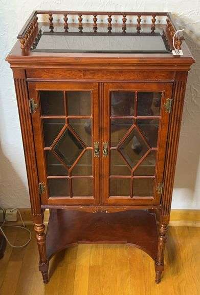 Mahogany Bar Display Cabinet image