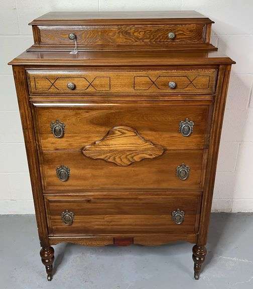 Antique Wooden Dresser image