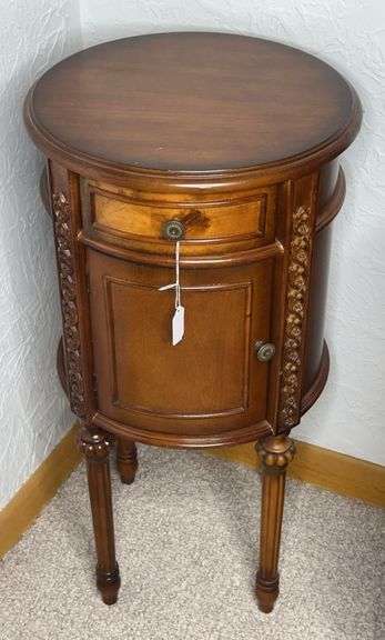 Vintage Wooden Nightstand image