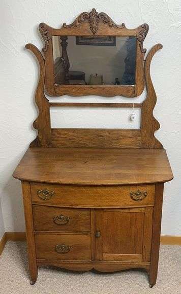Vintage Wooden Vanity image