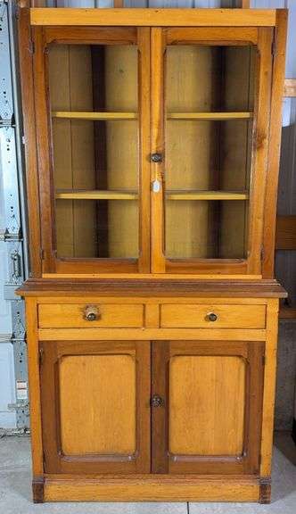 Vintage Wooden Display Cabinet image