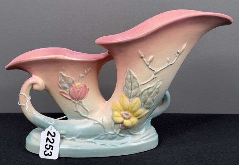 Hull Pottery Double Cornucopia Vase image