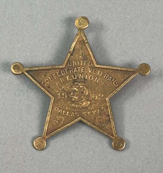 United Confederate Veterans Reunion 1902 Pin image
