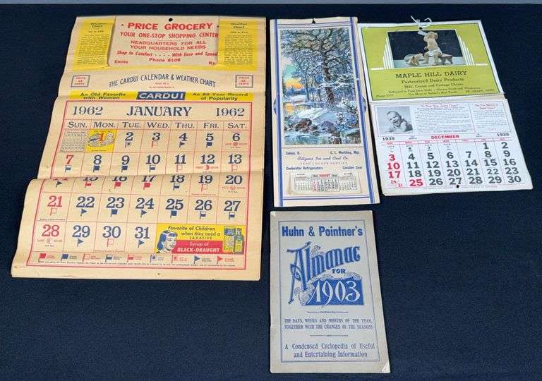 Vintage Sidney, Ohio & Local Advertising Calendars image