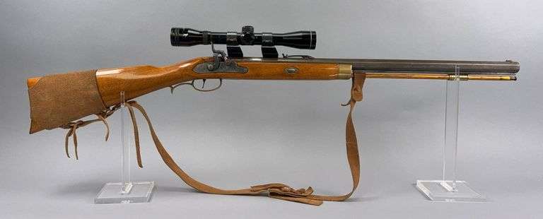 CVA Frontier .50 Cal Octagon Barrel Black Powder Rifle With Tasco Scope image