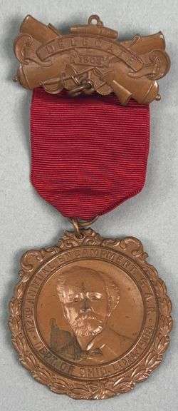 1908 G.A.R. Lima Ohio 42nd Encampment Badge image