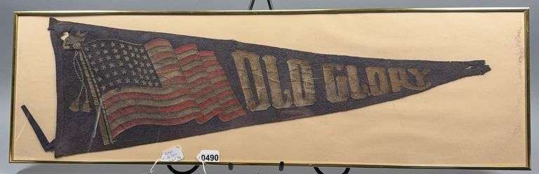 Vintage Old Glory Pendant Flag image