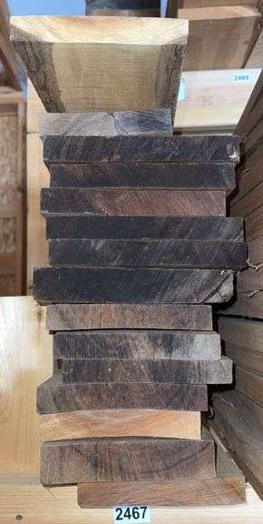(15) Rough Cut, Hardwood, Walnut Boards image