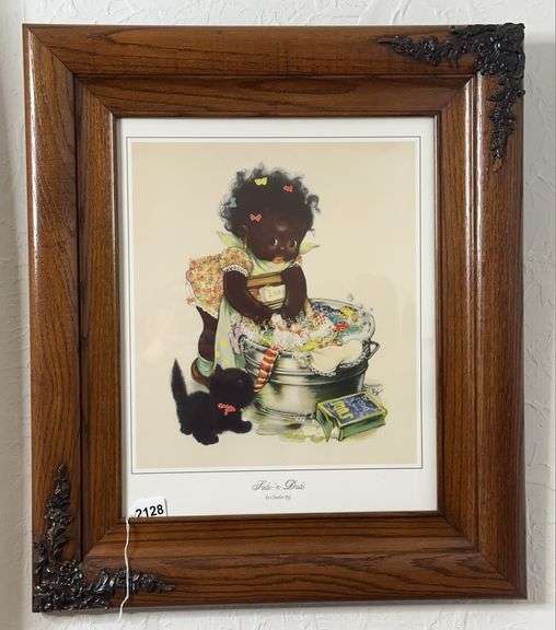 Suds-‘n-Duds By Charlot Byj Framed Painting image