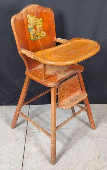 Wooden High Chair image