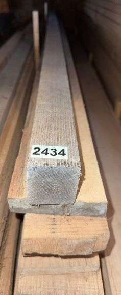 Stack of (27) Hard Wood, Rough Cut, Red Oak Boards image