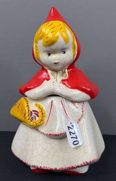 Hull Pottery Little Red Riding Hood Cookie Jar image