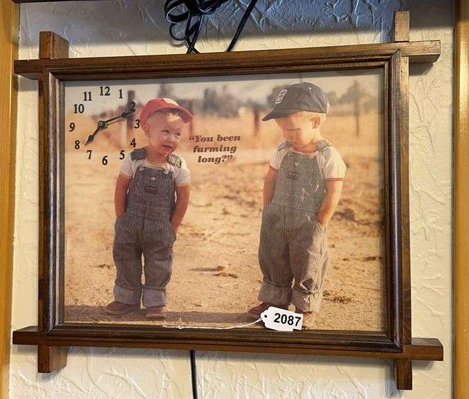 “You Been Farming Long” Clock image