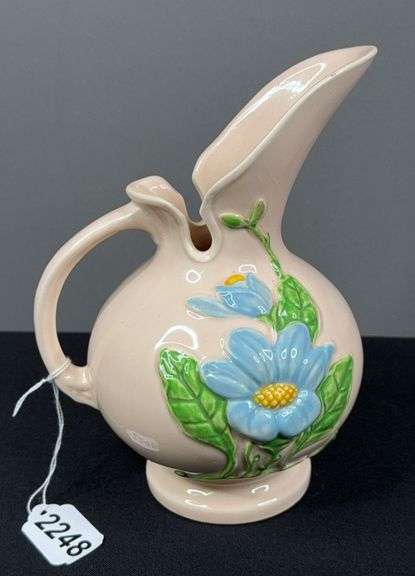 Hull Art Pottery Magnolia Matte Ewer Pitcher image