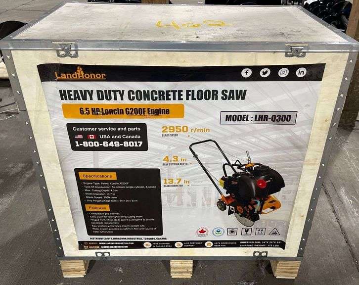 HEAVY DUTY CONCRETE FLOOR SAW image