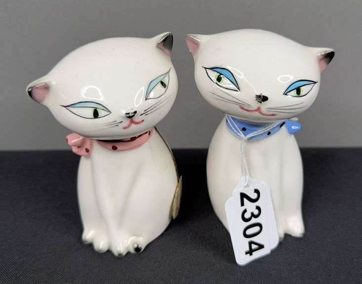 MCM Holt-Howard Cozy Kitten Salt & Pepper Shakers image