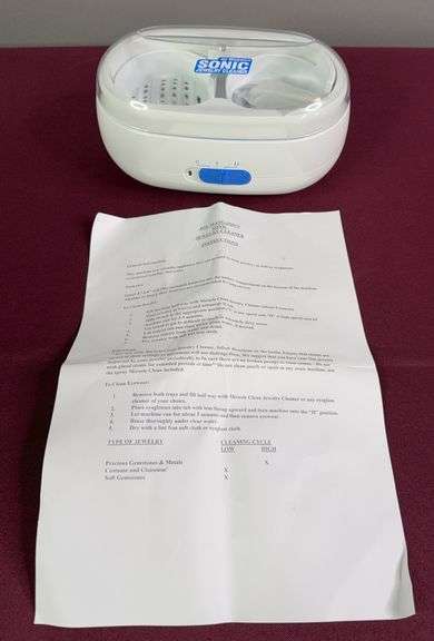 Joy Mangano’s Sonic Jewelry Cleaner image