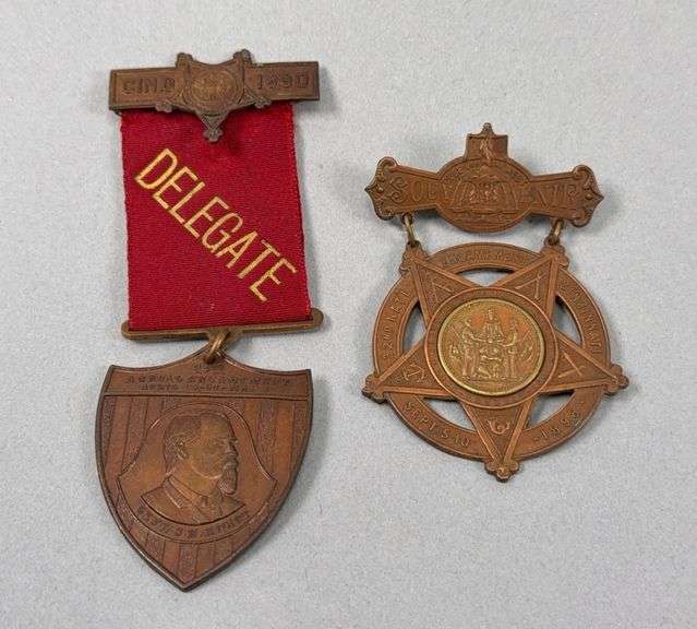 Two Cincinnati Ohio G.A.R. Souvenir Medals image