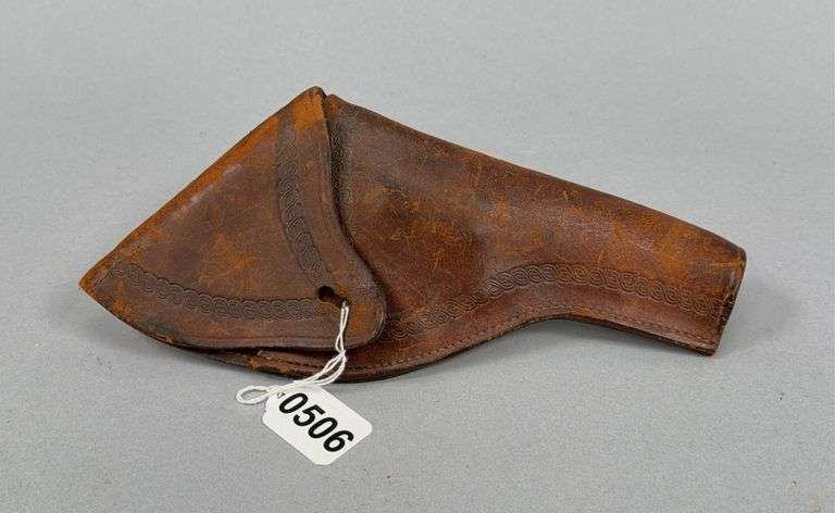 Leather Holster for .38 Revolver with 4 Inch Barrel image