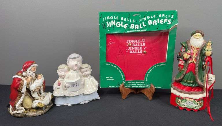Jingle Ball Briefs & Christmas Decor image