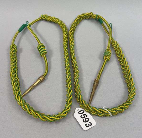 French Forager Braided Cord Military Dress Rope image