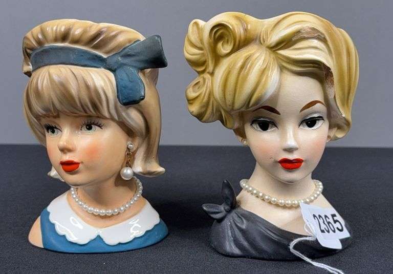 NapcoWare & Enesco Lady Head Vases image
