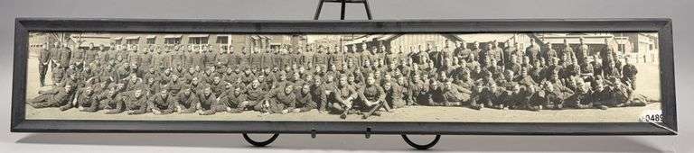 Framed Photo of the 420th Telegraph Battalion South Carolina MAJ James E. Haug CO MMC American Expeditionary Forces 1919 image