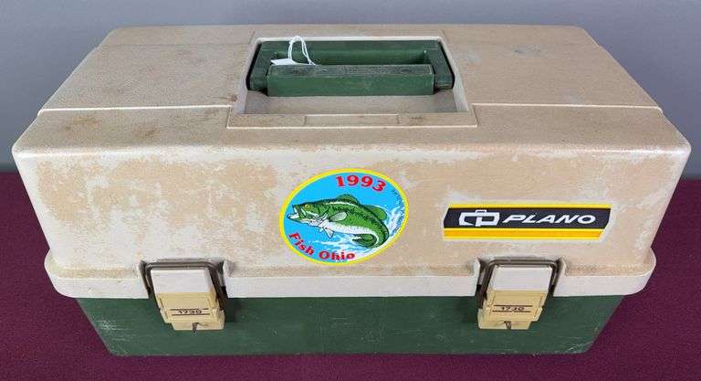 Fishing Tackle Box & Contntents image