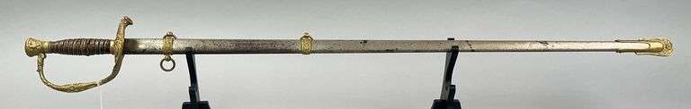 U.S. Civil War Lt. C. Lester Brown Officer's Sword & Sheath image