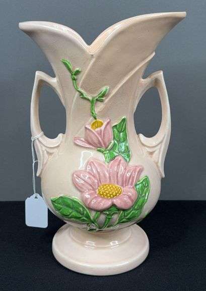 Hull Art Pottery Magnolia Double Handled Vase image