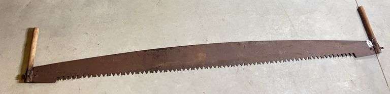 Vintage Two Person Hand Saw image