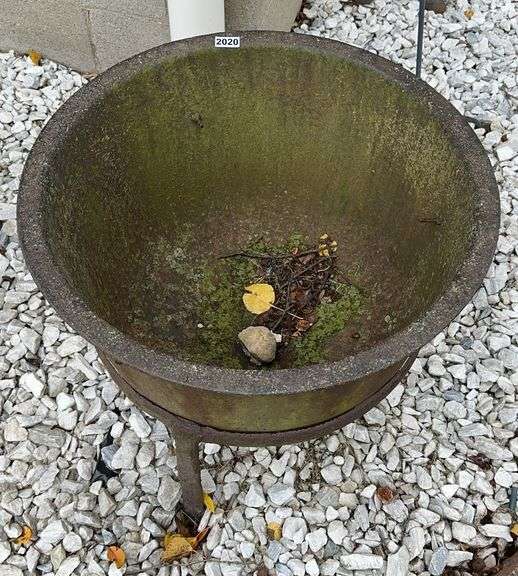 Large Decorative Cast Iron Kettle image