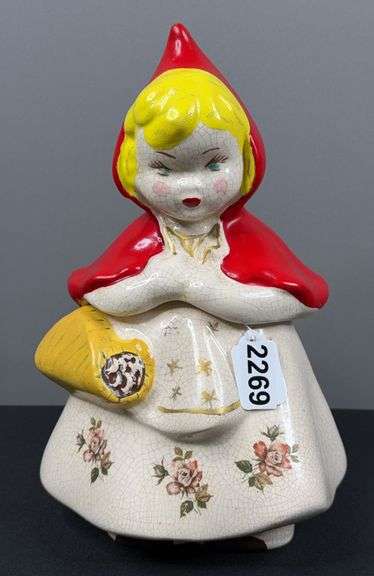 Hull Pottery Little Red Riding Hood Cookie Jar image