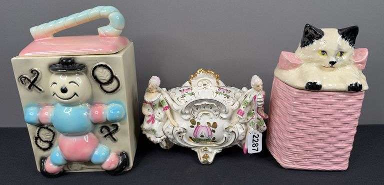 (3) Ceramic Cookie Jars image