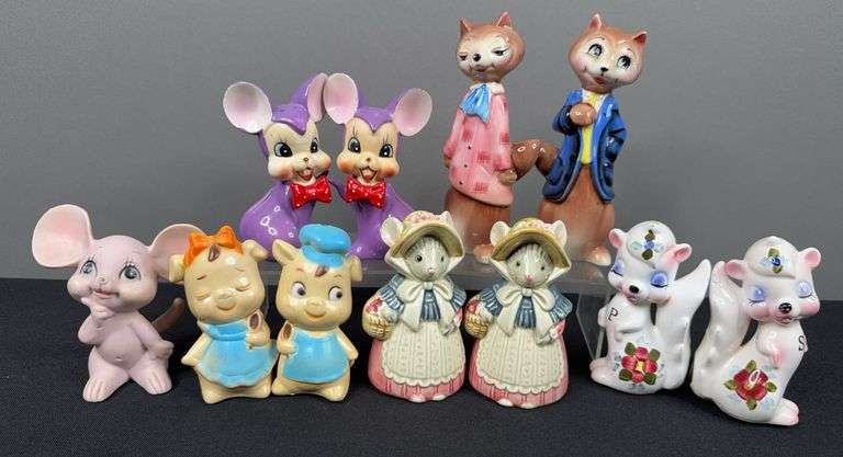 Assortment of Salt & Pepper Shakers image