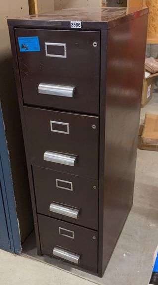 Metal 4 Drawer File Cabinet image