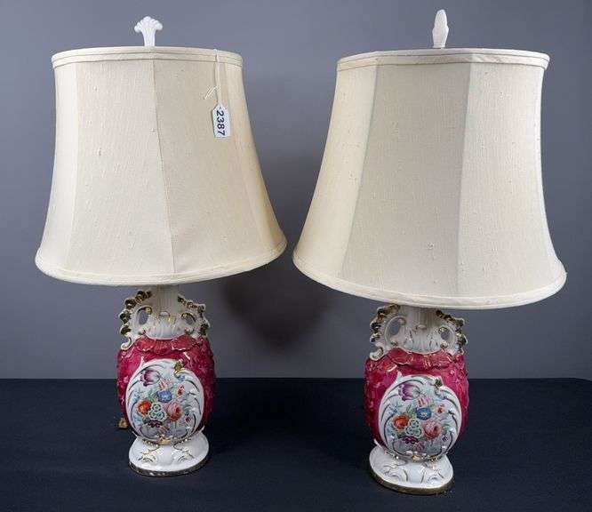 Pair of Victorian Style Accent Lamps image
