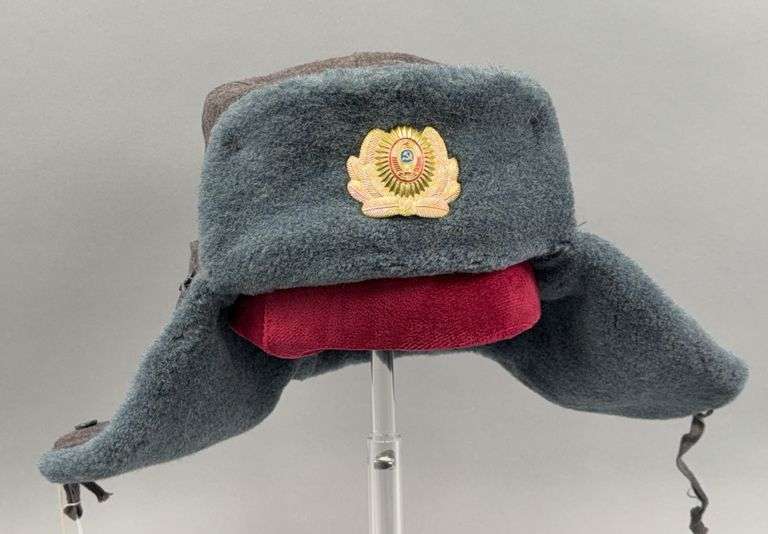 Original Russian Federation Army Ushanka Winter Hat image