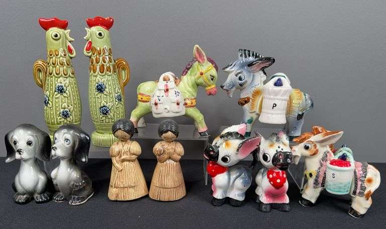 Rooster, Mules, & Misc Salt & Pepper Shakers image