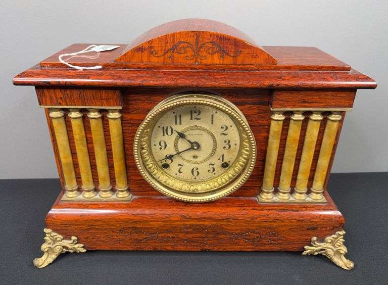 Seth Thomas Wooden Mantle Clock image