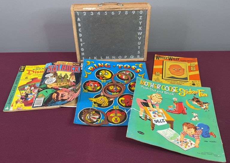 Ring Toss & Vintage Childs Games image