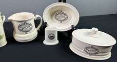 Aynsley Edwardian Garden Stacking Kitchenware and T.G. Ivory Classics Jug, Dish and Bowl