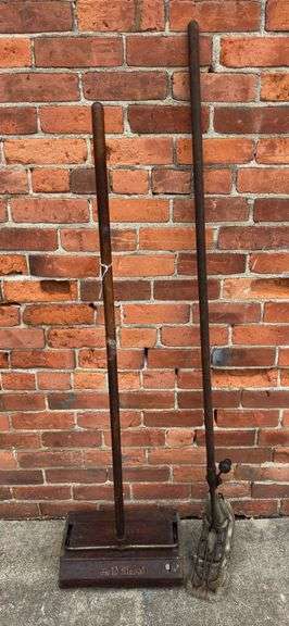 Antique Bissell’s Sweeper & Vintage Mop image