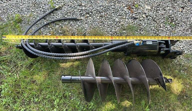 Mini Excavator Auger Attachment & Bits