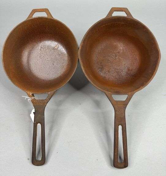 Griswold & Misc Bowl Shaped Cast Iron Skillets image