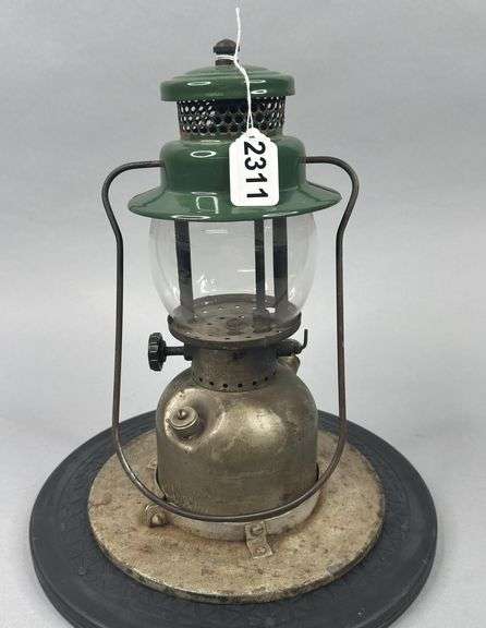 Coleman Lantern with Homemade Base image
