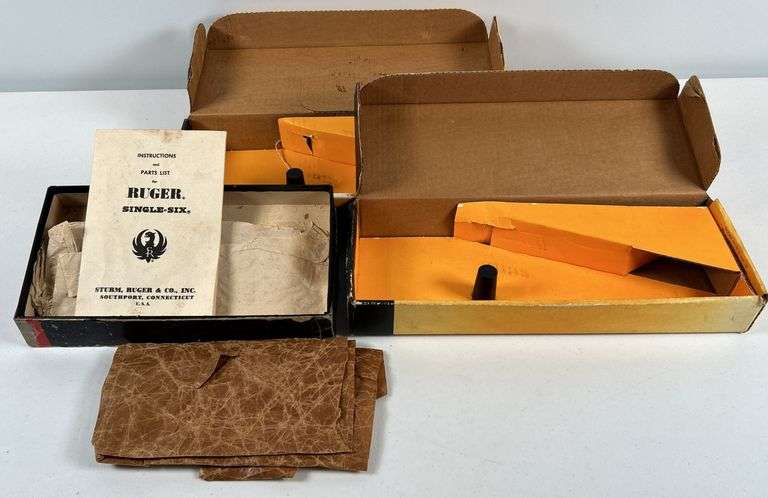 Assortment of Ruger Firearm Cardboard Boxes