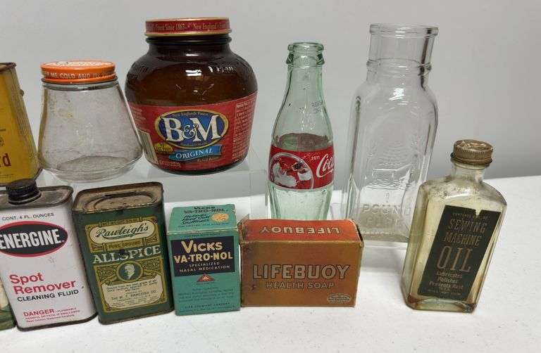 Vintage Glass Bottles & Containers