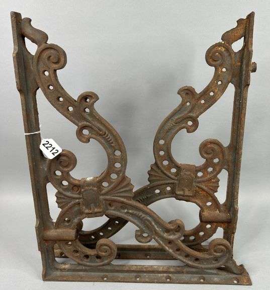 Vintage Cast Iron L Brackets image
