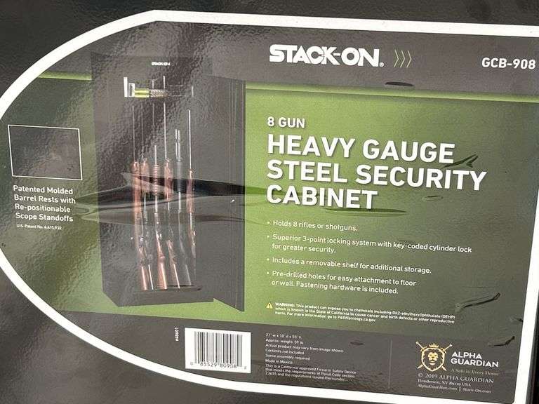 Stack-On 8 Gun Heavy Gauge Steel Security Cabinet